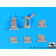 Black Dog A72027 1/72 AC-130 H Hercules engine for Italeri