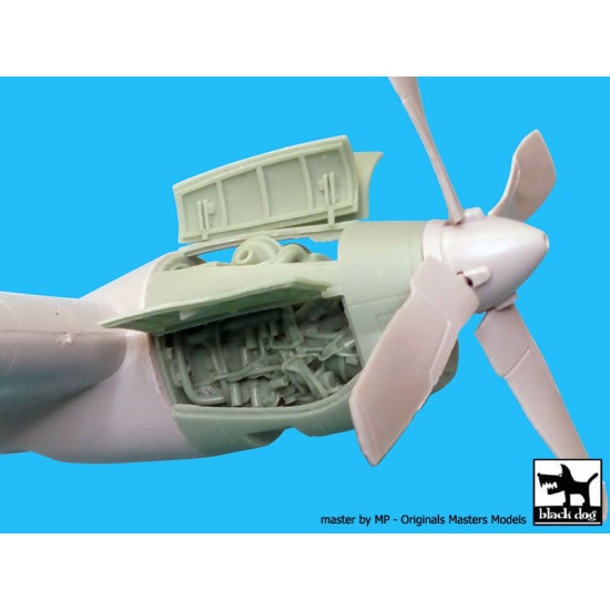 Black Dog A72028 1/72 AC-130 H Hercules 2 engines for Italeri