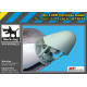 Black Dog A72029 1/72 AC-130 H Hercules radar for Italeri