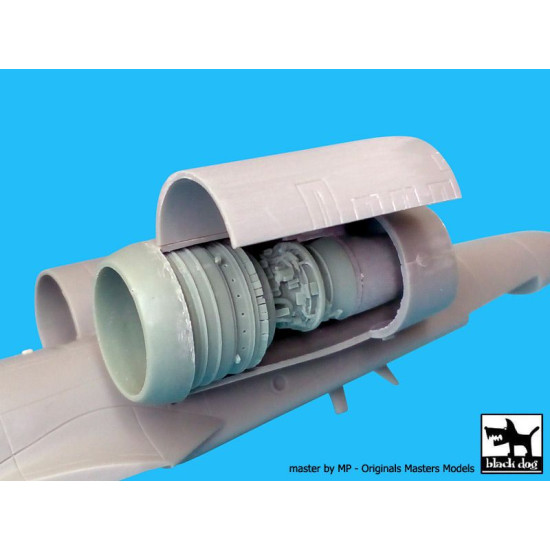 Black Dog A72030 1/72 A-10 2 engines for Academy