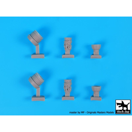 Black Dog A72030 1/72 A-10 2 engines for Academy