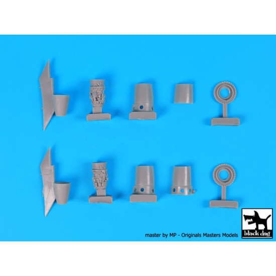 Black Dog A72031 1/72 Viking 2 engines for Hasegawa