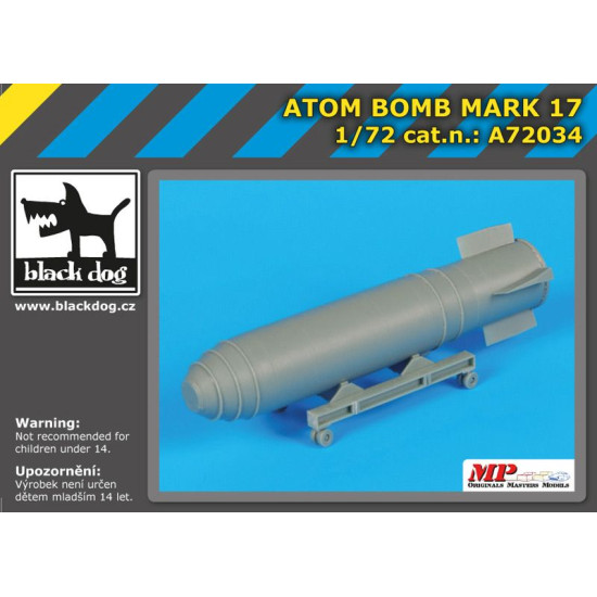 Black Dog A72034 1/72 Atom bomb Mark 17