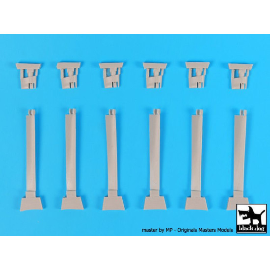 Black Dog A72040 1/72 V-22 Osprey propeller blades for Hasegawa