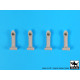 Black Dog A72041 1/72 C-130 exhausts for Italeri