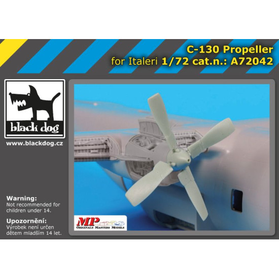 Black Dog A72042 1/72 C-130 propeller for Italeri