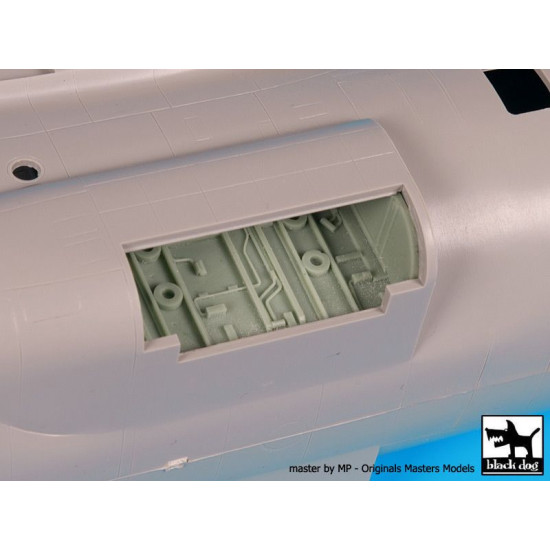 Black Dog A72043 1/72 C-130 wheel bays for Italeri