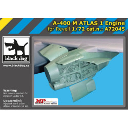 Black Dog A72045 1/72 A-400 M Atlas 1 engine for Revell