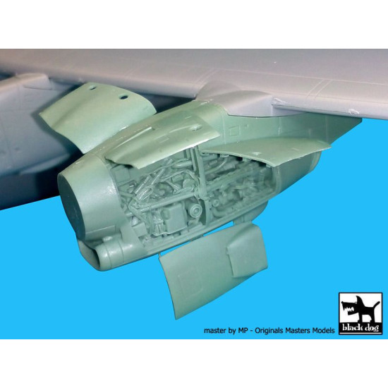 Black Dog A72045 1/72 A-400 M Atlas 1 engine for Revell