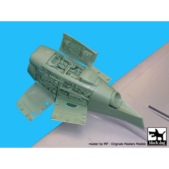 Black Dog A72045 1/72 A-400 M Atlas 1 engine for Revell