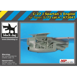 Black Dog A72047 1/72 C-27 J Spartan 1 engine for Italeri