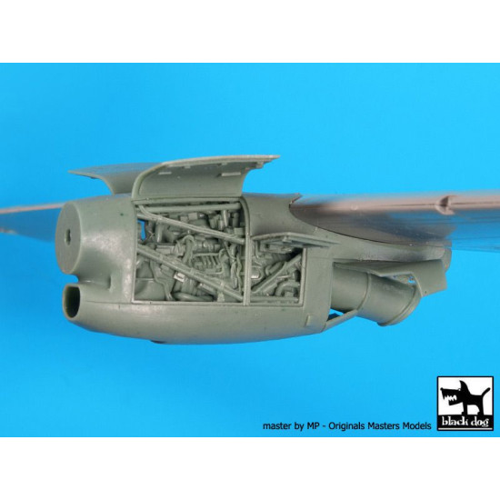 Black Dog A72047 1/72 C-27 J Spartan 1 engine for Italeri