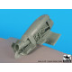 Black Dog A72047 1/72 C-27 J Spartan 1 engine for Italeri