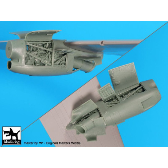 Black Dog A72048 1/72 C-27 J Spartan 2 engines for Italeri