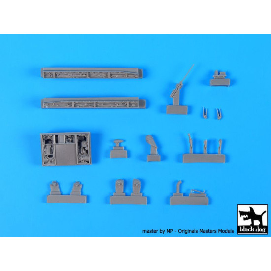 Black Dog A72049 1/72 MV- 22B Osprey Hydraulics and sensors for Hasegawa