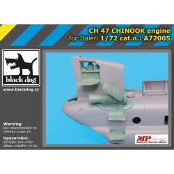 Black Dog A7205 1/72 Ch-47 Chinnok engine for Italeri