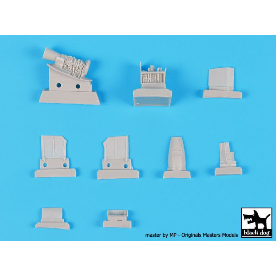 Black Dog A7205 1/72 Ch-47 Chinnok engine for Italeri