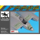 Black Dog A72050 1/72 De Havilland Mosquito Mk VI set #1 for Tamiya
