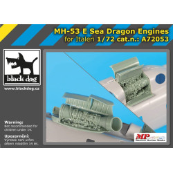 Black Dog A72053 1/72MH-53E Sea Dragon Engines for Italeri