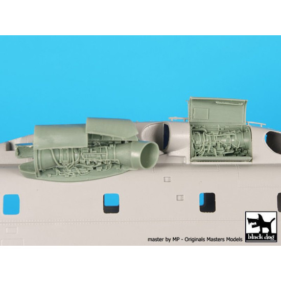 Black Dog A72053 1/72MH-53E Sea Dragon Engines for Italeri