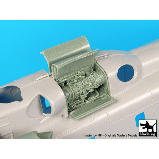 Black Dog A72053 1/72MH-53E Sea Dragon Engines for Italeri