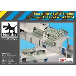 Black Dog A72054 1/72 Sea King AEW 2 Engine for Dragon