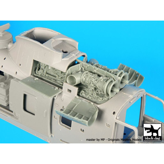 Black Dog A72054 1/72 Sea King AEW 2 Engine for Dragon