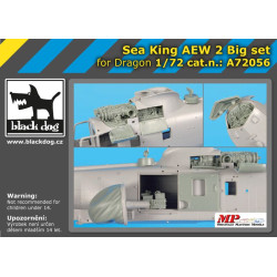 Black Dog A72056 1/72 Sea King AEW 2 Big set for Dragon