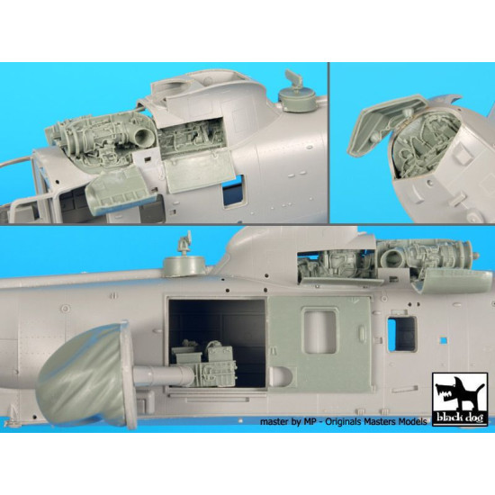 Black Dog A72056 1/72 Sea King AEW 2 Big set for Dragon