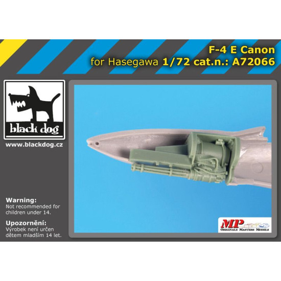 Black Dog A72066 1/72 F-4 E canon for Hasegawa