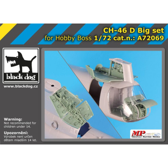 Black Dog A72069 1/72 Ch-46 D big set for Hooby Boss Black Dog A72069 1/72 Ch-46 D big set for Hooby Boss
