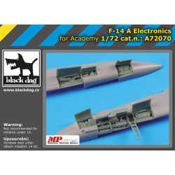 Black Dog A72070 1/72 F-14 A electronics for Academy