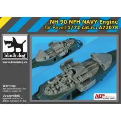 Black Dog A72078 1/72 NH 90 NFH Navy engine for Revell