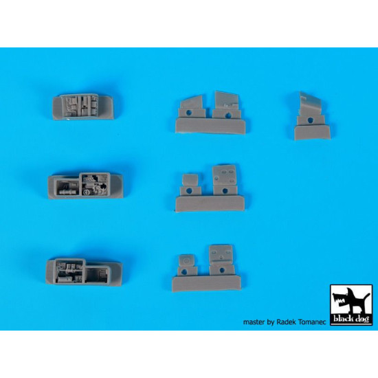 Black Dog A72080 1/72 AH-64 D Rear electronics for Academy