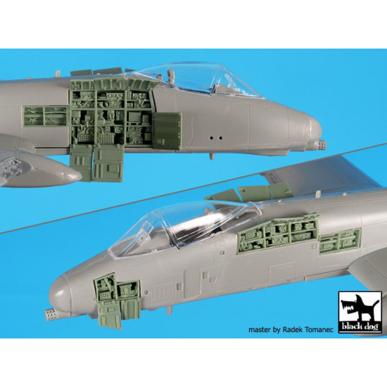 Black Dog A72083 1/72 A-10 electronics for Academy