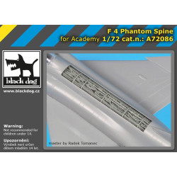 Black Dog A72086 1/72 F-4 Phantom spine for Academy