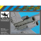 Black Dog A72087 1/72 F-4 Phantom engine for Academy