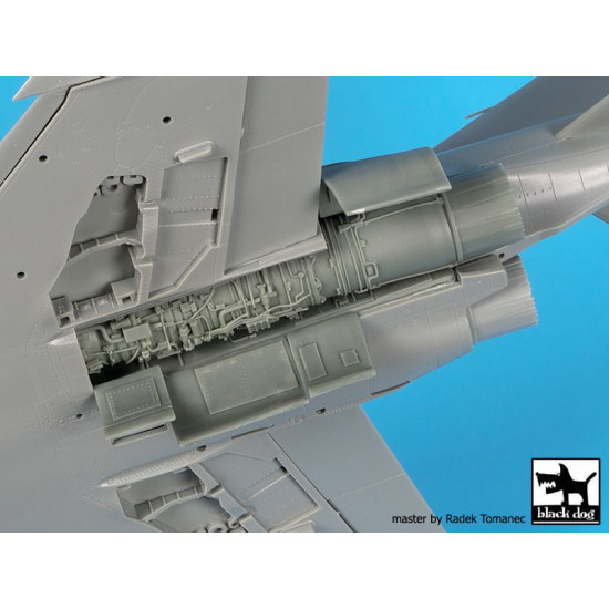 Black Dog A72087 1/72 F-4 Phantom engine for Academy