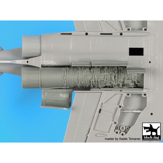 Black Dog A72087 1/72 F-4 Phantom engine for Academy