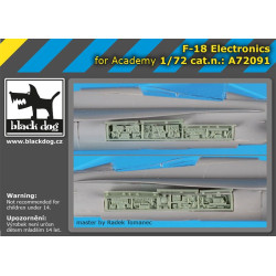 Black Dog A72091 1/72 F-18 electronics for Academy