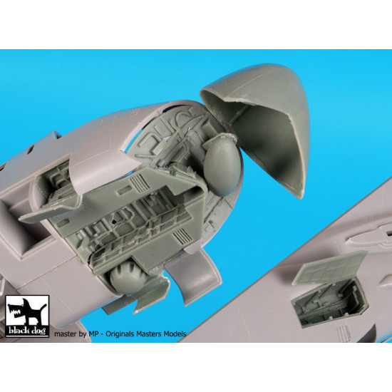 Black Dog A72096 1/72 S 3 A Viking radar + electronics for Hasegawa