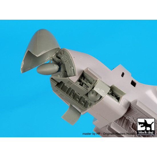 Black Dog A72096 1/72 S 3 A Viking radar + electronics for Hasegawa