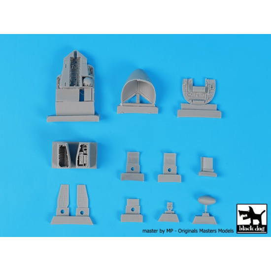 Black Dog A72096 1/72 S 3 A Viking radar + electronics for Hasegawa