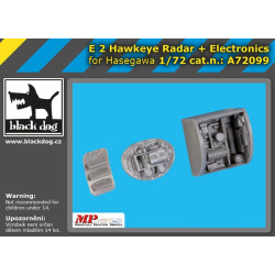 Black Dog A72099 1/72 E-2 Hawkeye radar+electronics for Hasegawa