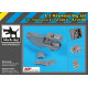 Black Dog A72100 1/72 E-2 Hawkeye big set for Hasegawa