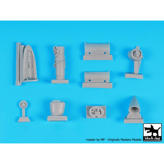 Black Dog A72103 1/72 Blackburn Buccaneer engine +radar for Airfix Black Dog A72103 1/72 Blackburn Buccaneer engine +radar for Airfix