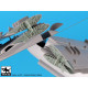 Black Dog A72108 1/72 S2F Tracker wings folding for Hasegawa