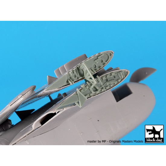 Black Dog A72108 1/72 S2F Tracker wings folding for Hasegawa