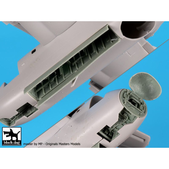 Black Dog A72109 1/72 S2F Tracker bomb bay+radar for Hasegawa