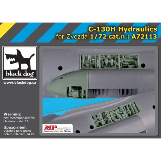 Black Dog A72113 1/72 C-130H Hercules Hydraulics for Zvezda